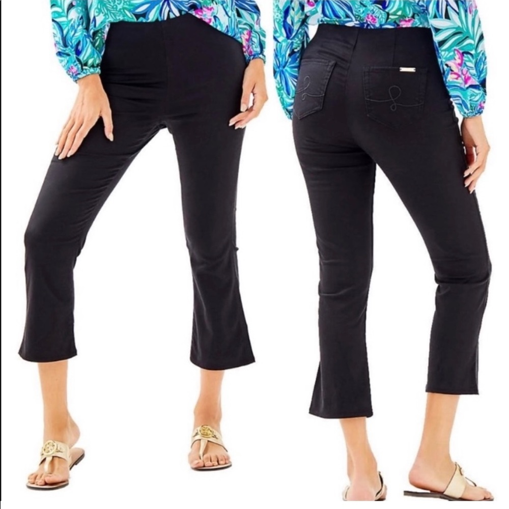 Lilly Pulitzer Ocean Cay High Rise Crop Pants - size 2